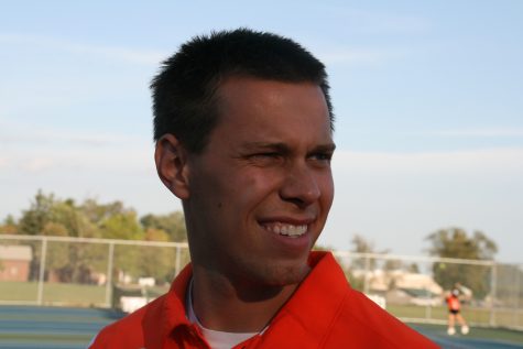 Three-sport coach and science teacher takes on boys tennis this spring.