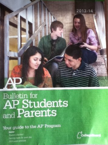AP GUIDE
The AP booklet was given to students in Advance Placement classes who were considering taking AP exams.  AP US History and AP English exams will be held in early May.
