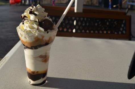 The Peanut Butter Parfait is one of the many ice cream treats at Dairy Way.