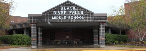 Front of Black River Falls Middle School building