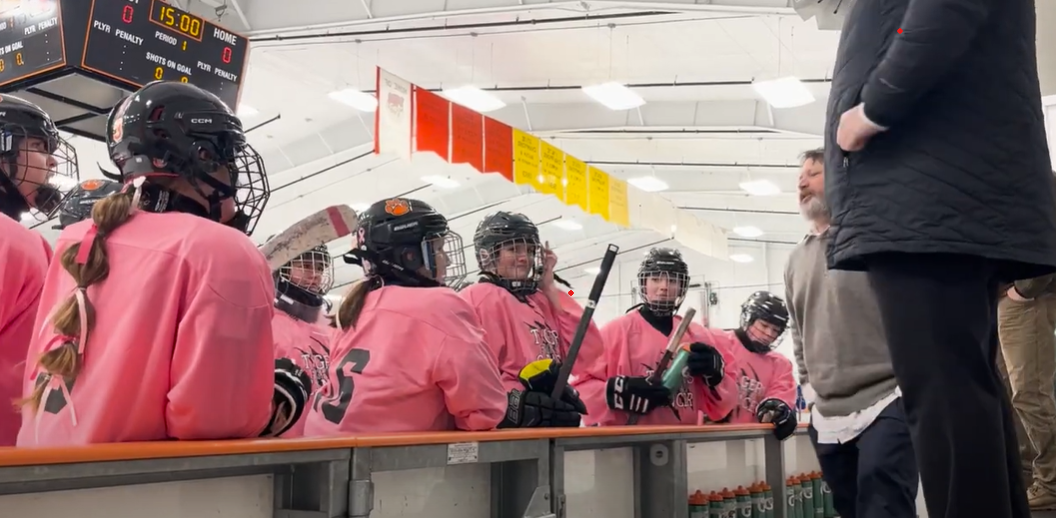 Tiger Girls Hockey Program Paints the Rink Pink for Breast Cancer Awareness